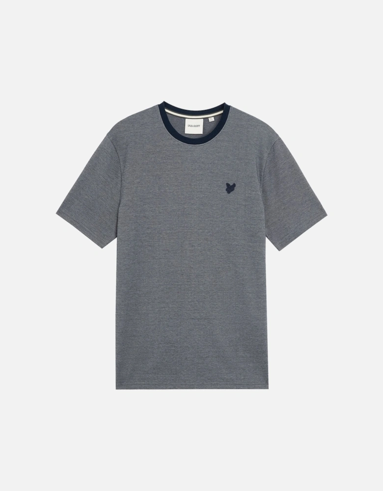 Lyle & Scott Pique Interlock T-Shirt - X973 Chambray Blue