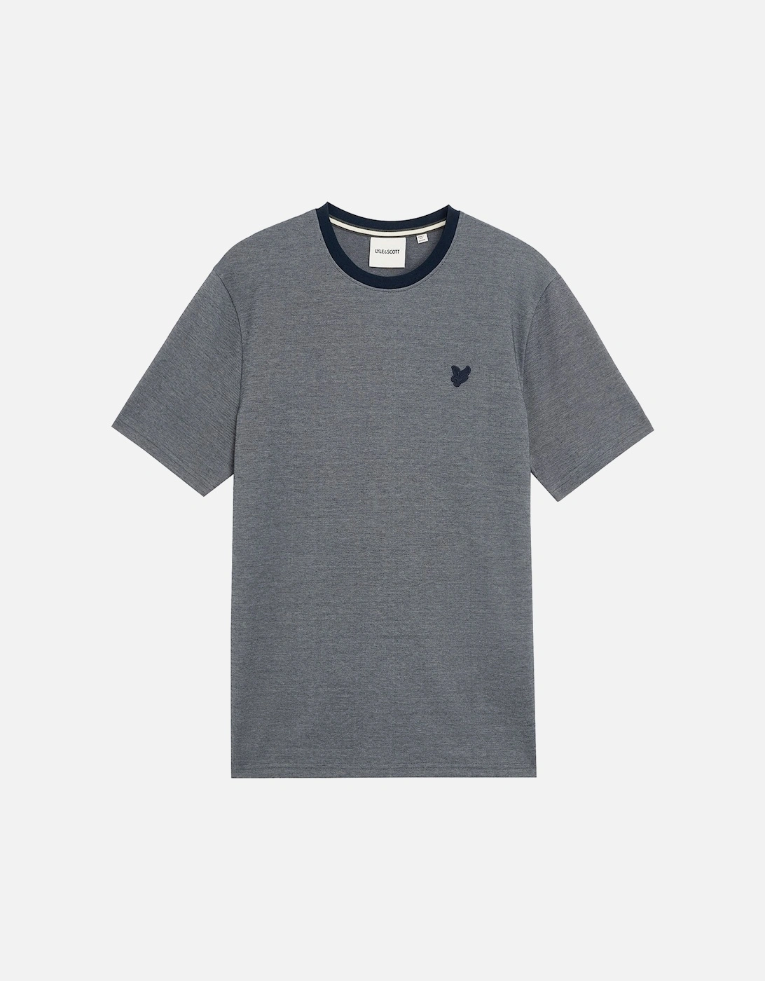 Lyle & Scott Pique Interlock T-Shirt - X973 Chambray Blue