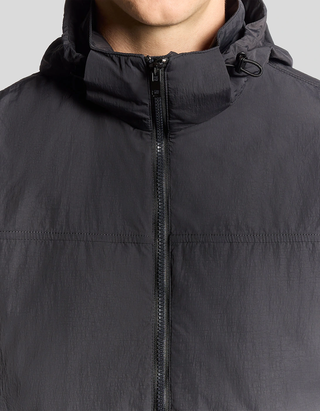 Lyle & Scott Stow Away Jacket - X002 Black Ice