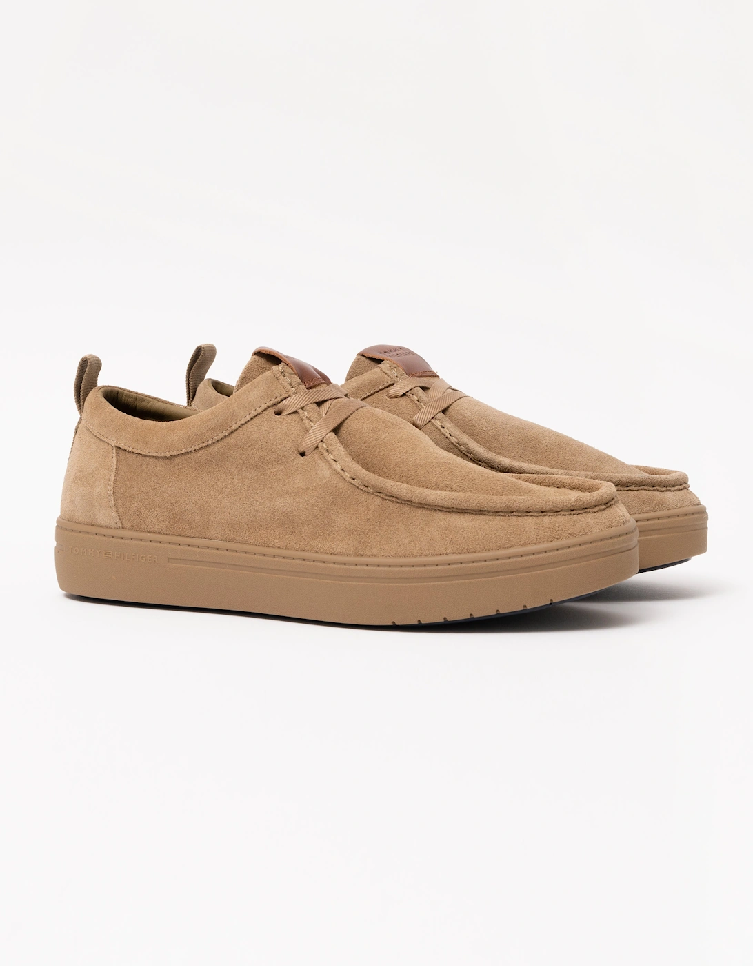 Modern Light Suede Moc Toe Mens Shoe - Rooted Brown