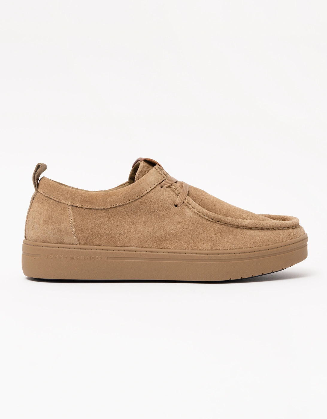 Modern Light Suede Moc Toe Mens Shoe - Rooted Brown