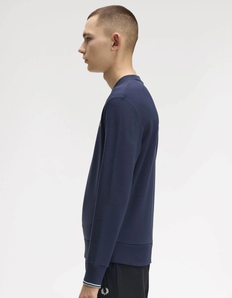 Mens Crew Neck Sweatshirt - Dark Airforce/Light Ice/Bayleaf Z47