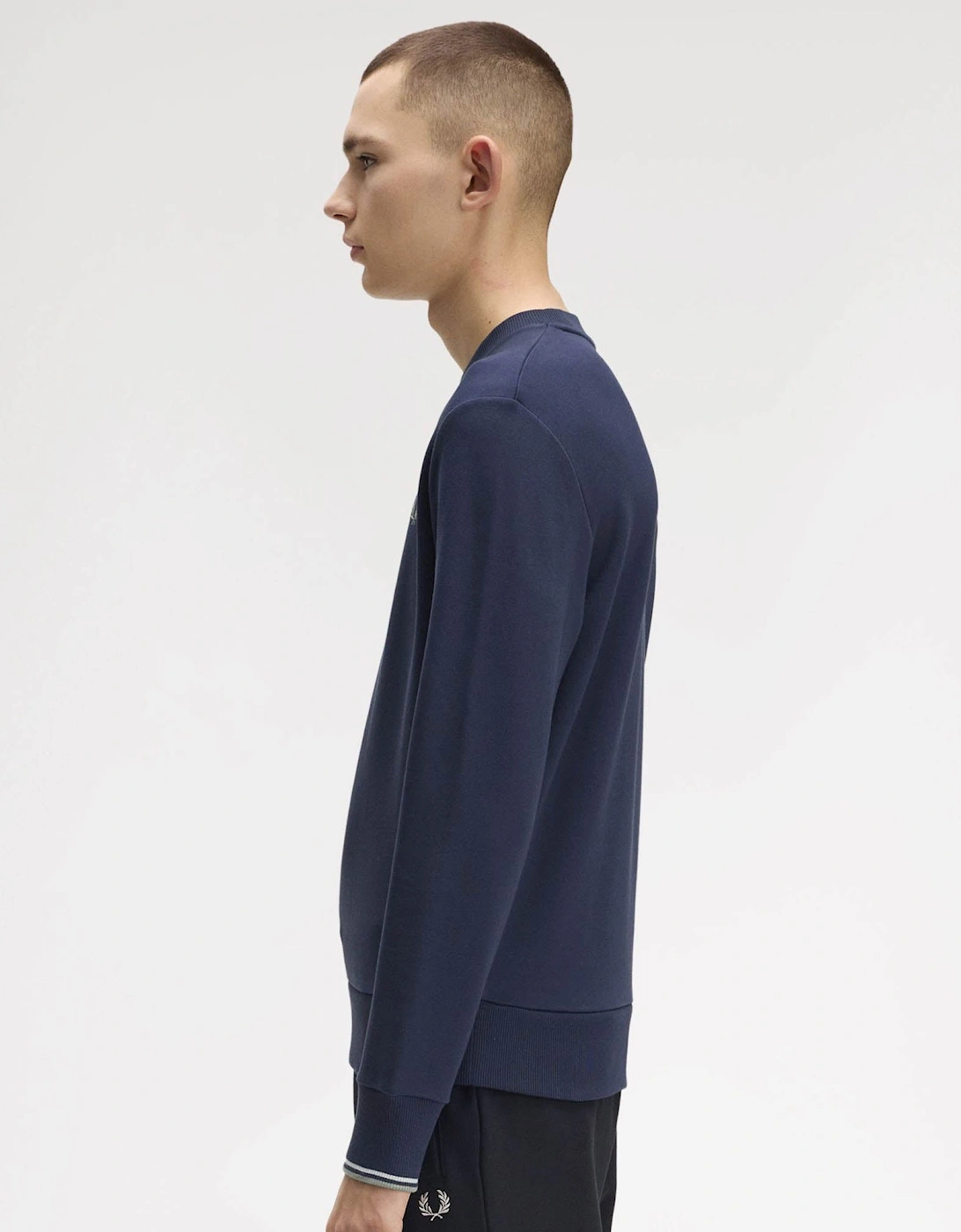 Mens Crew Neck Sweatshirt - Dark Airforce/Light Ice/Bayleaf Z47