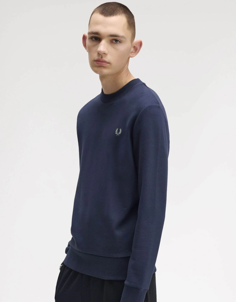 Mens Crew Neck Sweatshirt - Dark Airforce/Light Ice/Bayleaf Z47