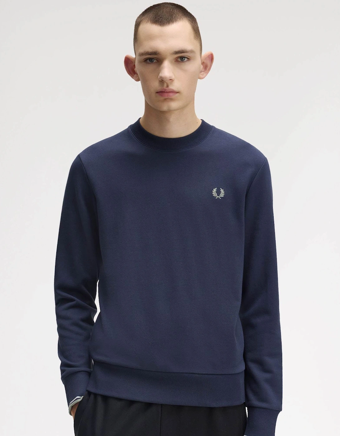 Mens Crew Neck Sweatshirt - Dark Airforce/Light Ice/Bayleaf Z47