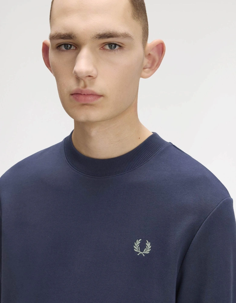 Mens Crew Neck Sweatshirt - Dark Airforce/Light Ice/Bayleaf Z47