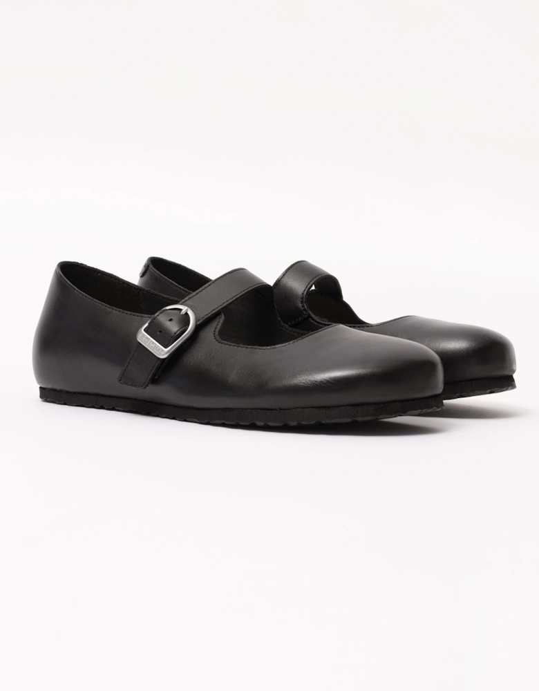 Santa Clarita Leather Womens Shoes - Black