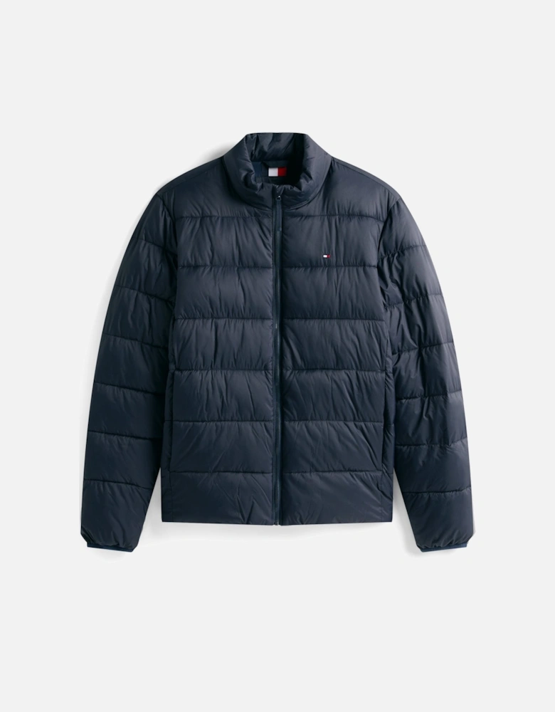 Mid Weight Mens Quilted Stand Collar Jacket - Desert Sky