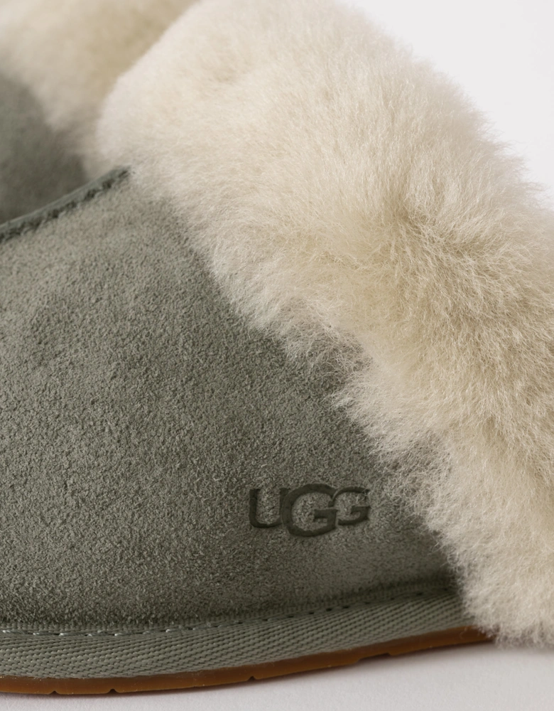 Scuffette II Womens Slipper - Moss Green / Muted Brass