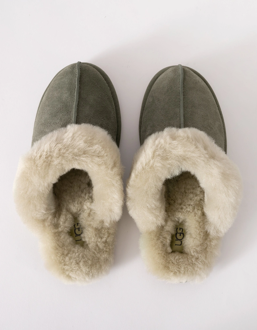 Scuffette II Womens Slipper - Moss Green / Muted Brass