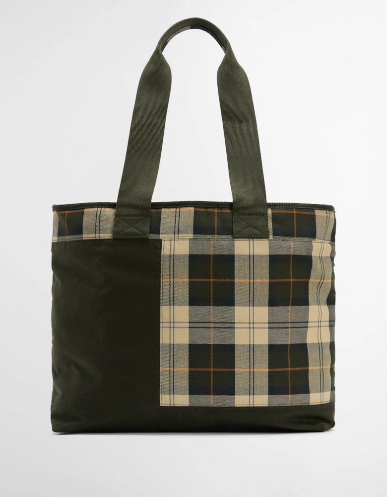 Mya Womens Patchwork Tote Bag - Sage/Ancient