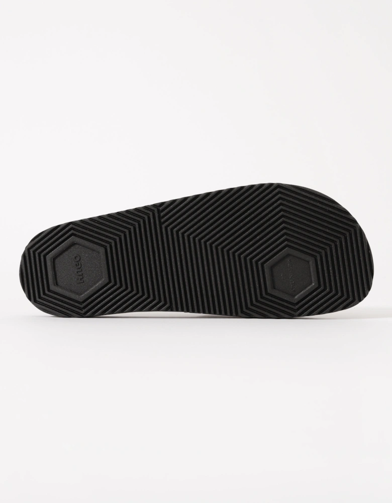 HUGO Timein_slid_lgal Mens Slides 50548659 - Black 001