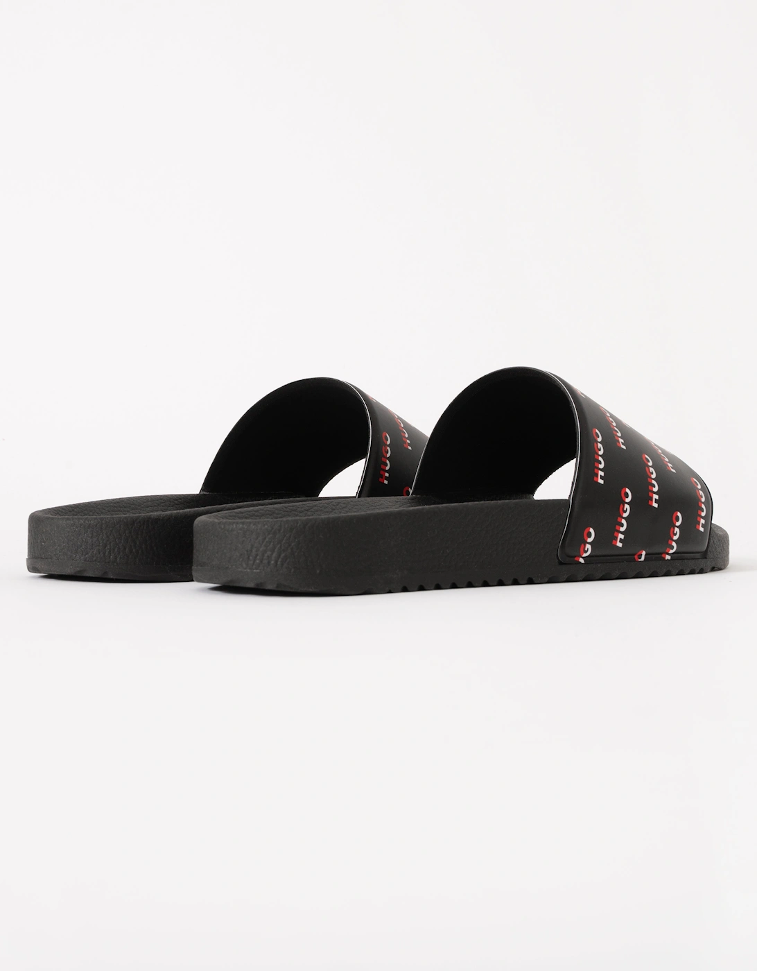 HUGO Timein_slid_lgal Mens Slides 50548659 - Black 001