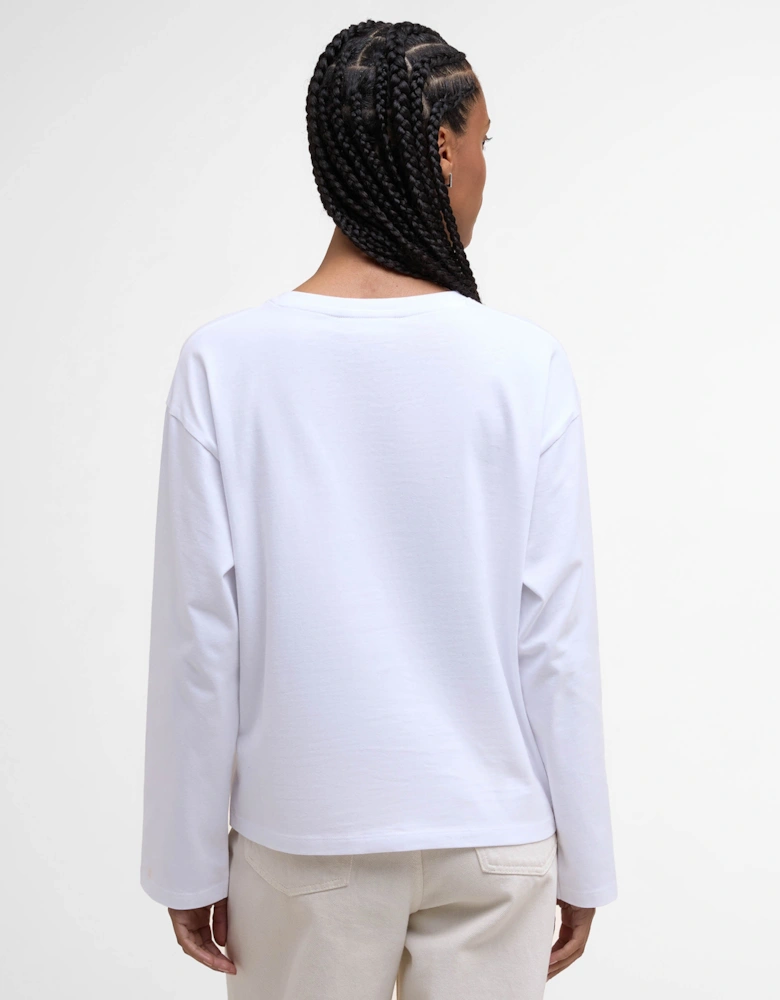 Woodhouse Womens Long Sleeve T-Shirt - White