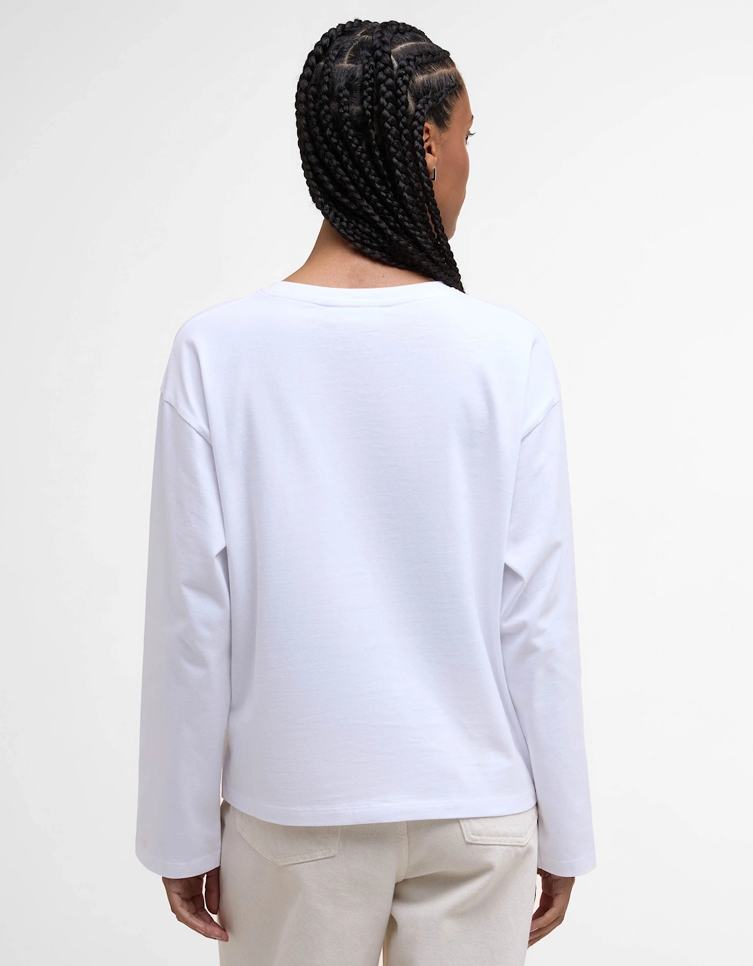 Woodhouse Womens Long Sleeve T-Shirt - White