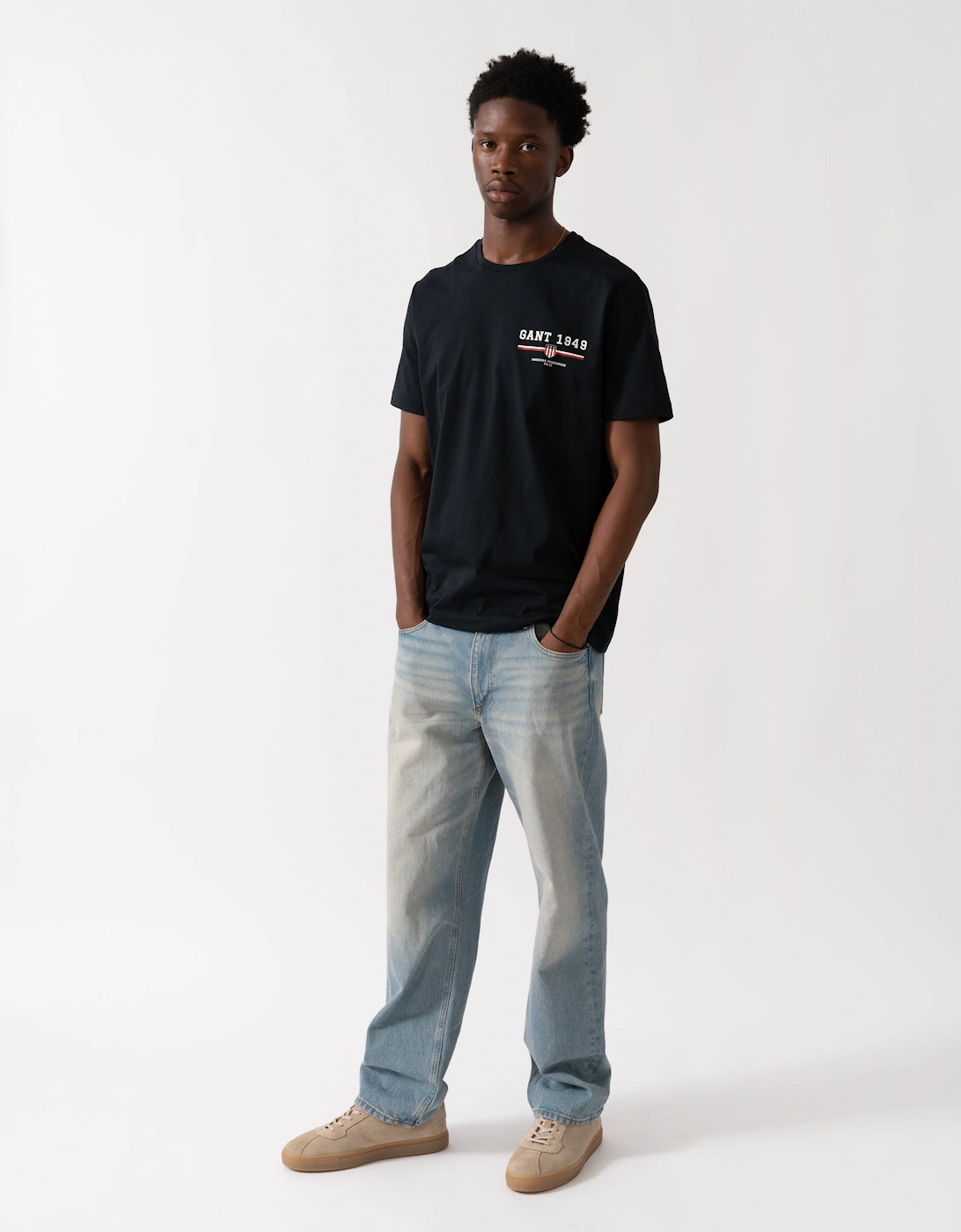 Mens Graphic Short Sleeve T-Shirt - 5 Black