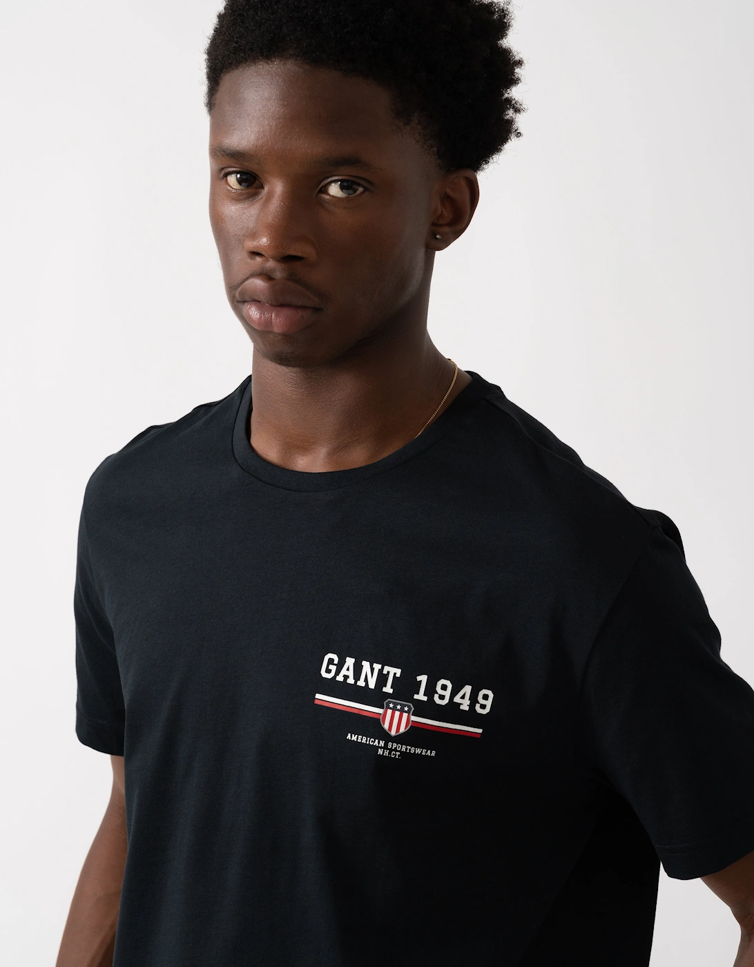 Mens Graphic Short Sleeve T-Shirt - 5 Black