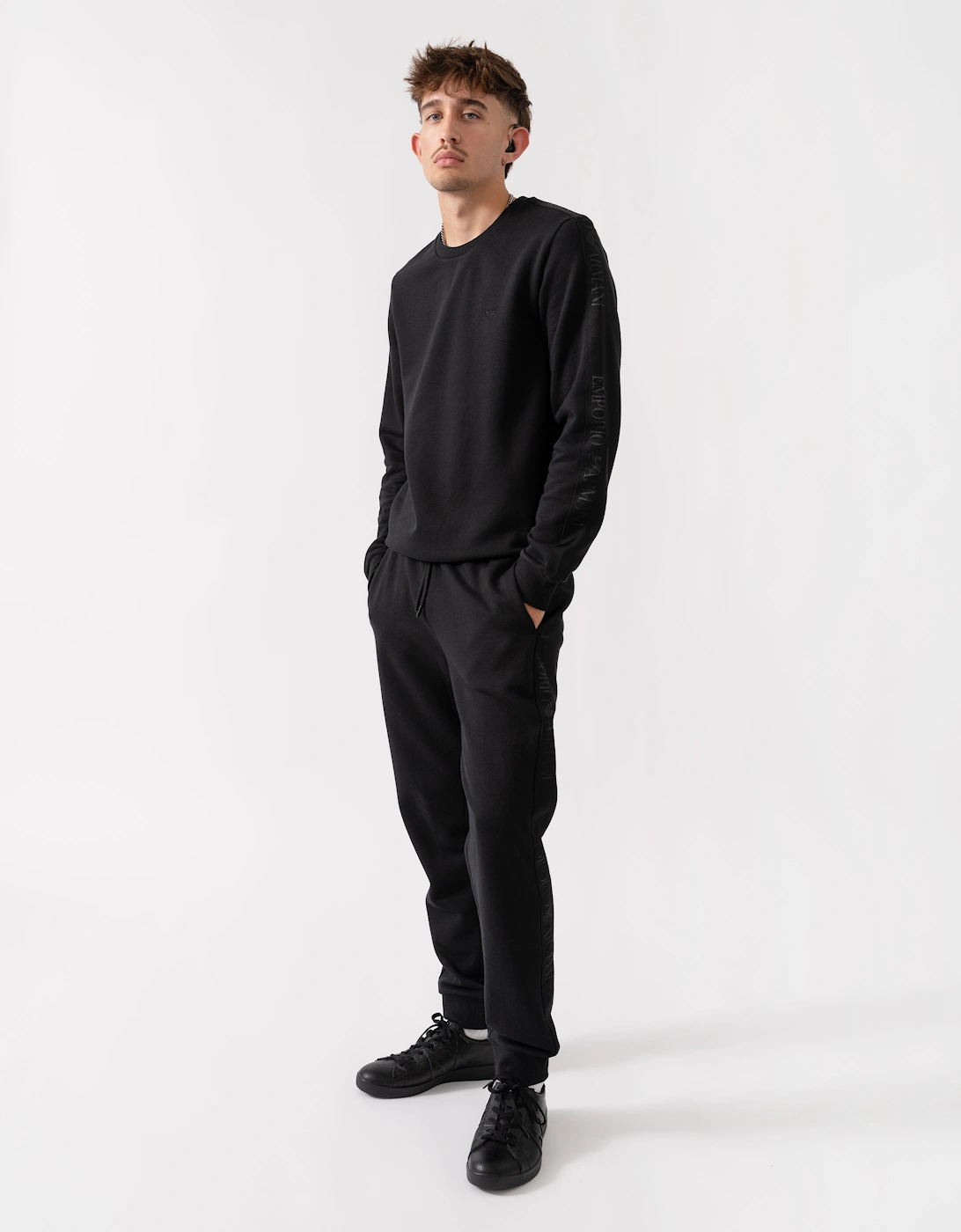 Mens Loungewear Tracksuit - Black UC001