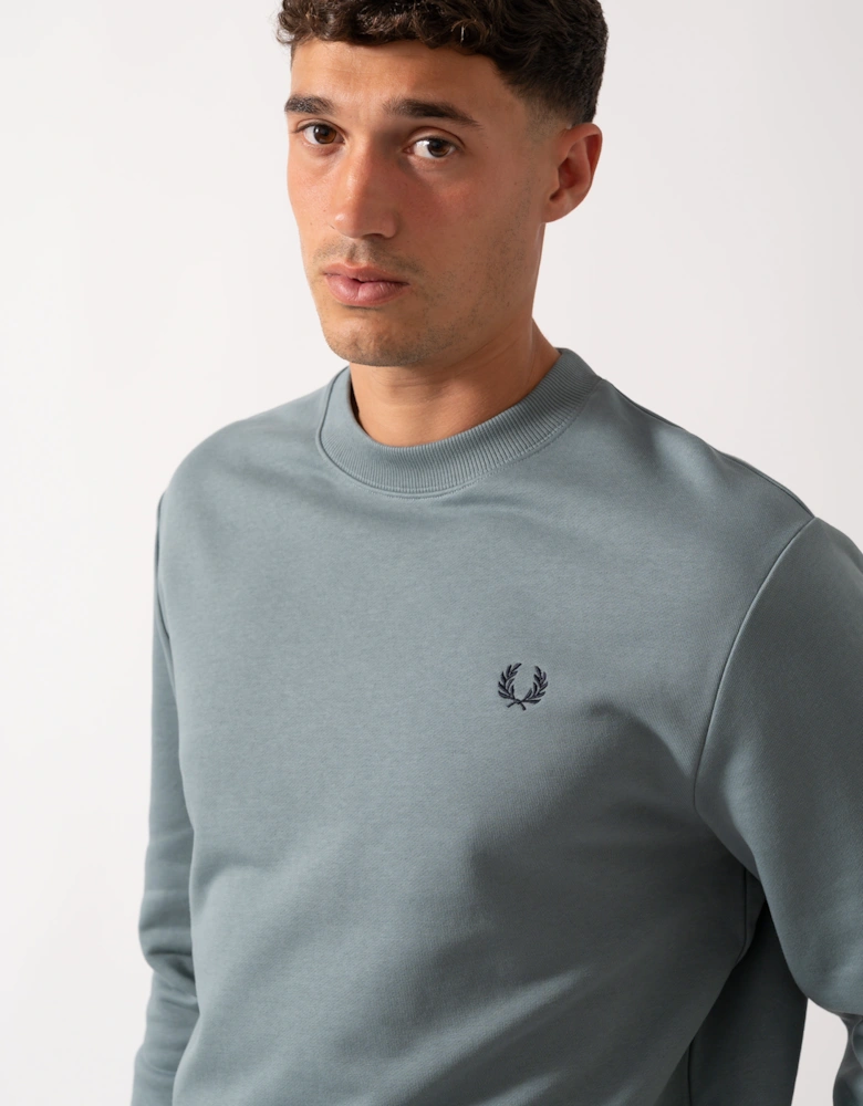 Mens Crew Neck Sweatshirt - Stockport Blue/Navy/Navy Z56