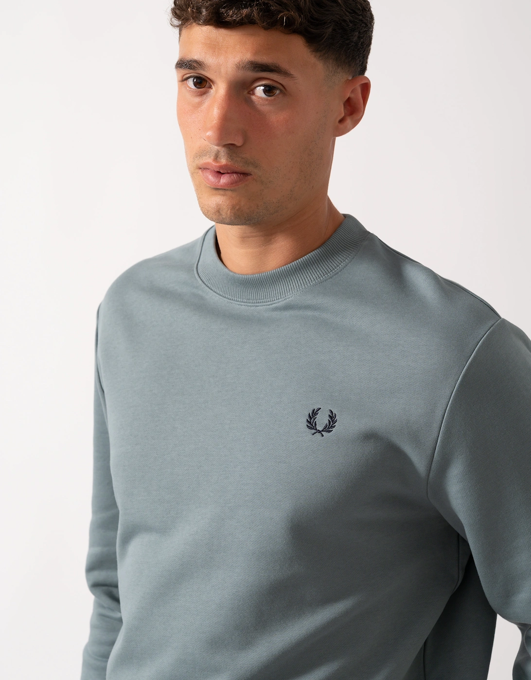 Mens Crew Neck Sweatshirt - Stockport Blue/Navy/Navy Z56