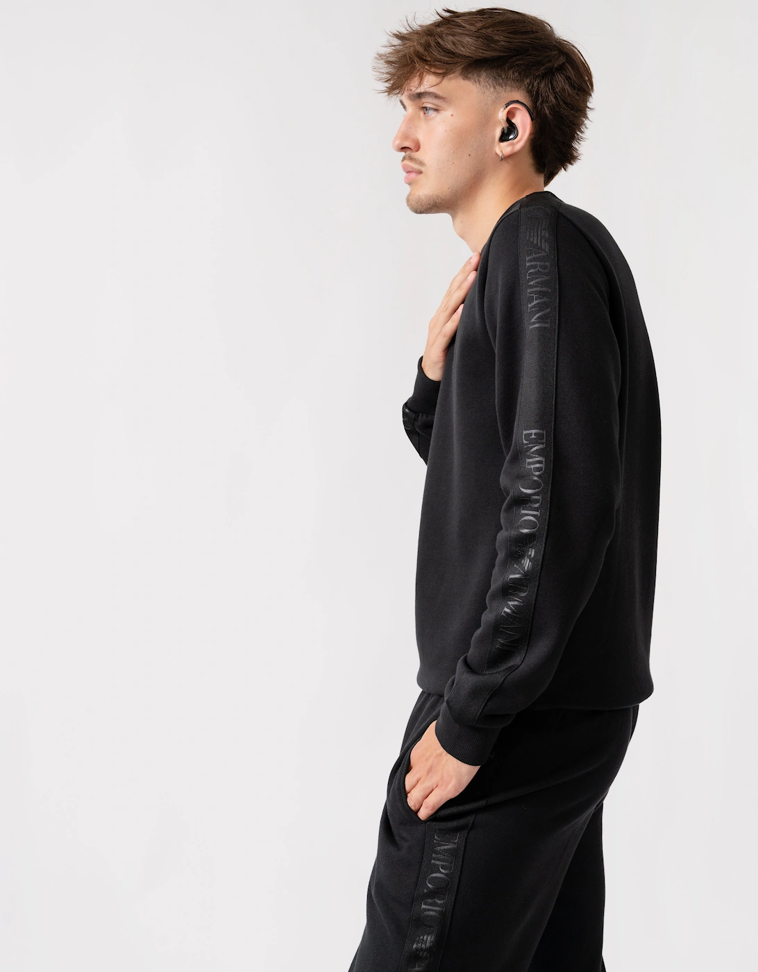 Mens Loungewear Tracksuit - Black UC001