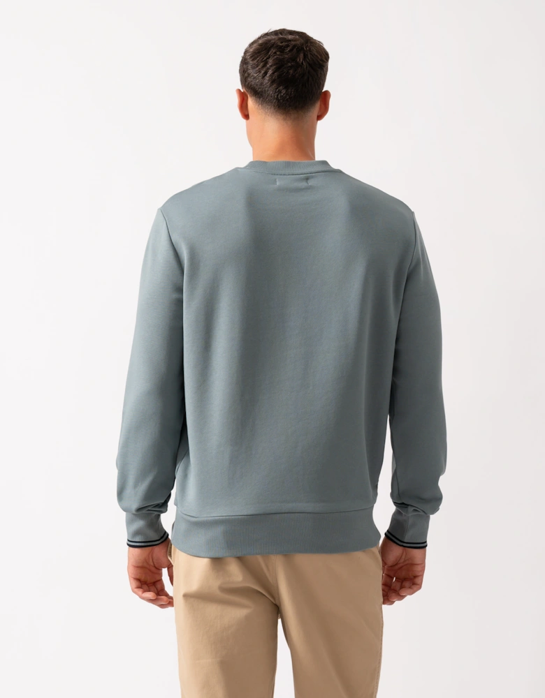 Mens Crew Neck Sweatshirt - Stockport Blue/Navy/Navy Z56