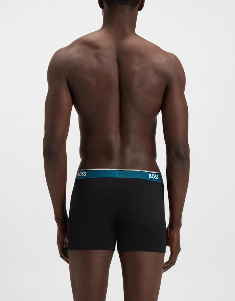 BOSS Orange Power 3-Pack Mens Boxer Briefs - Open Miscellaneous 968