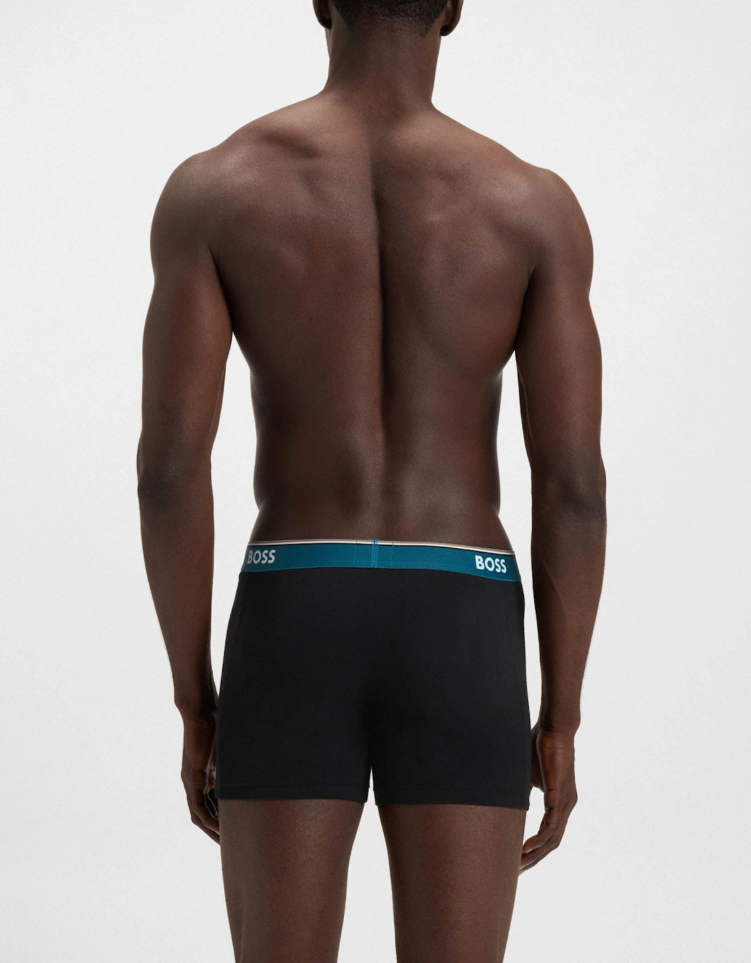 BOSS Orange Power 3-Pack Mens Boxer Briefs - Open Miscellaneous 968