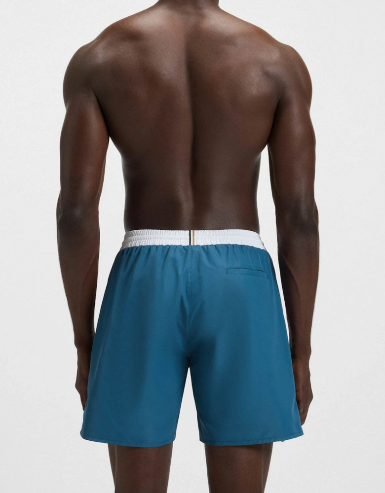 BOSS Orange Starfish Mens Swim Shorts - Open Blue 470