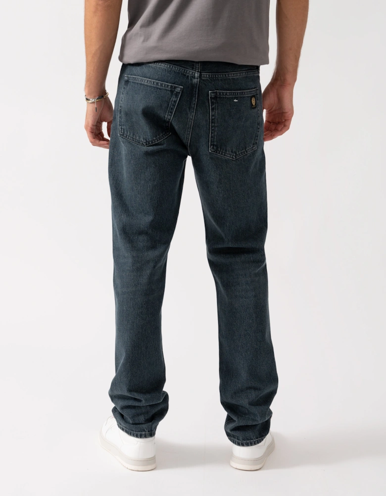 B69 Mens Jeans - Blue Black