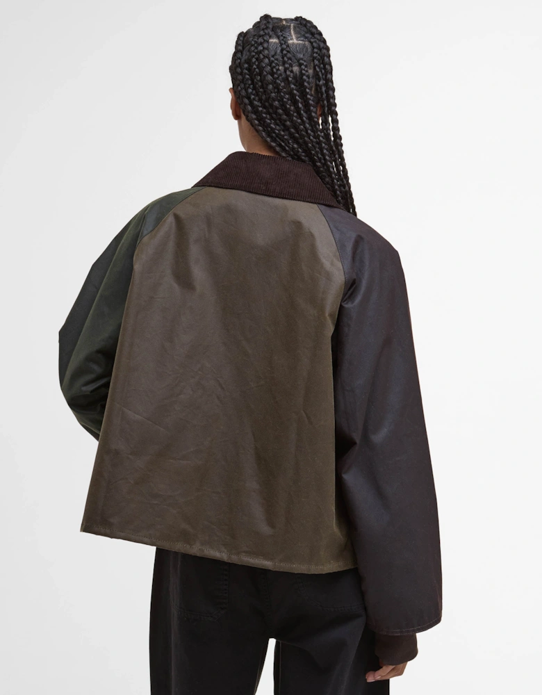 Arlene Womens Wax Jacket - Beech/Ancient Tartan