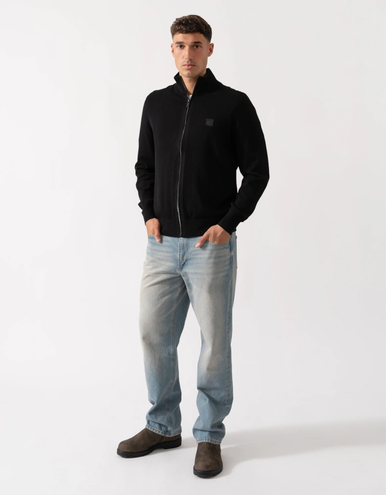 BOSS Orange Kanozip Mens Full Zip Jumper - Black 001