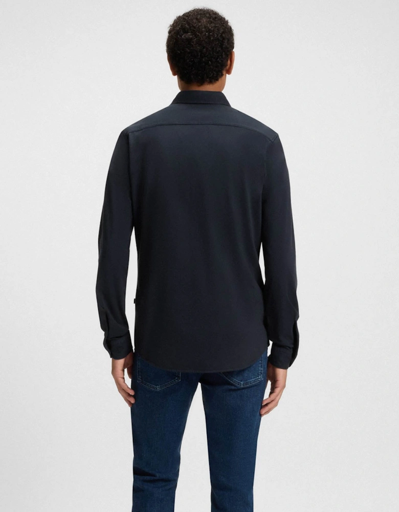 BOSS Orange Myjersey Mens Shirt - Dark Blue 404