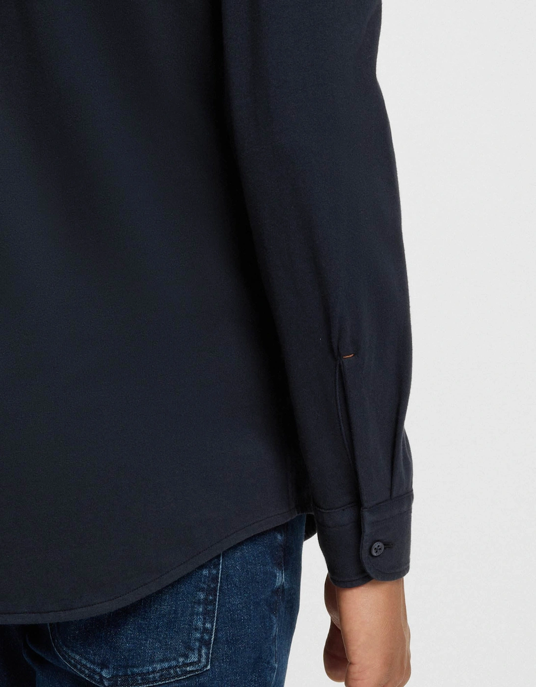 BOSS Orange Myjersey Mens Shirt - Dark Blue 404