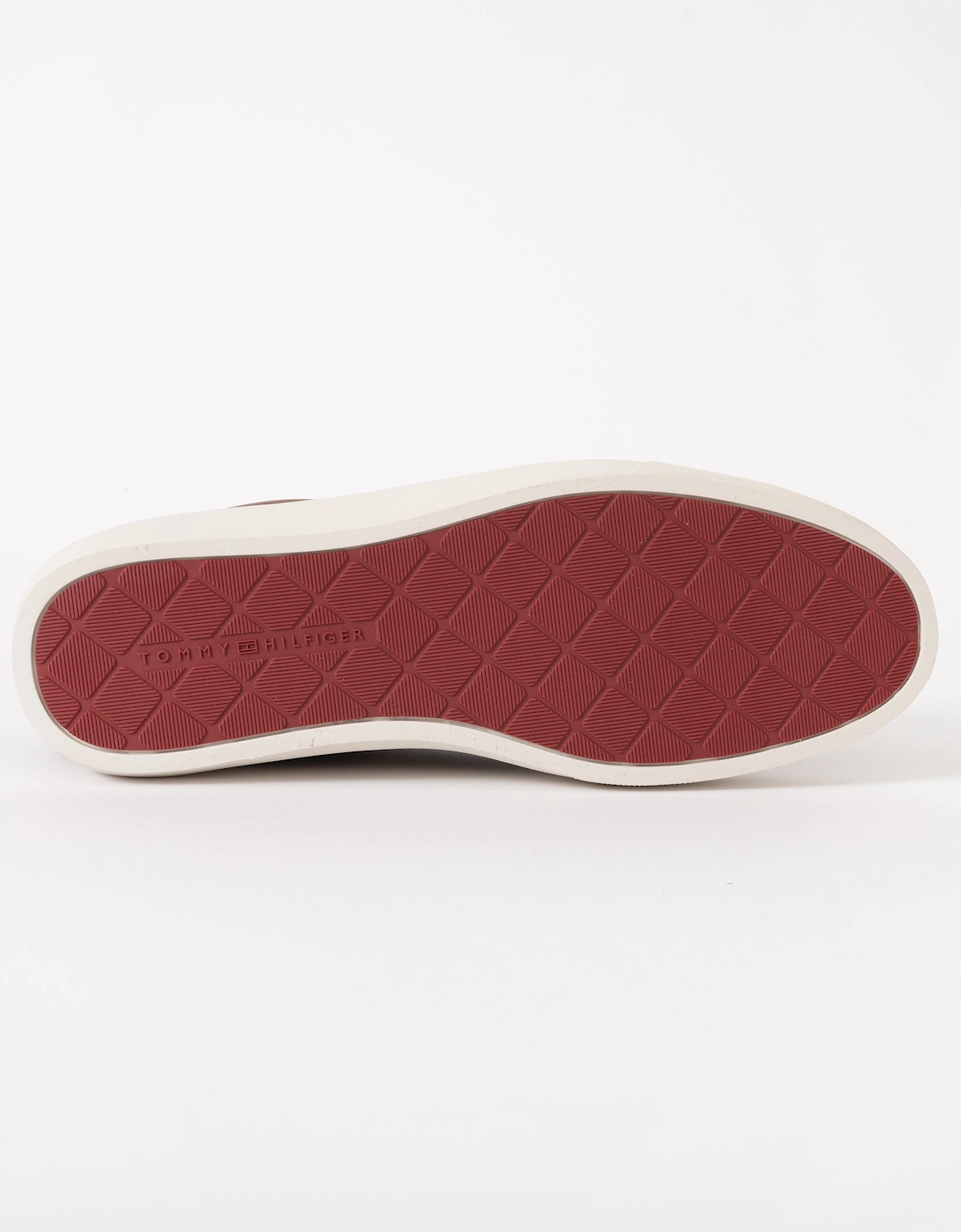Premium Dress Full-Grain Leather Mens Cupsole Trainers - Winter Cognac