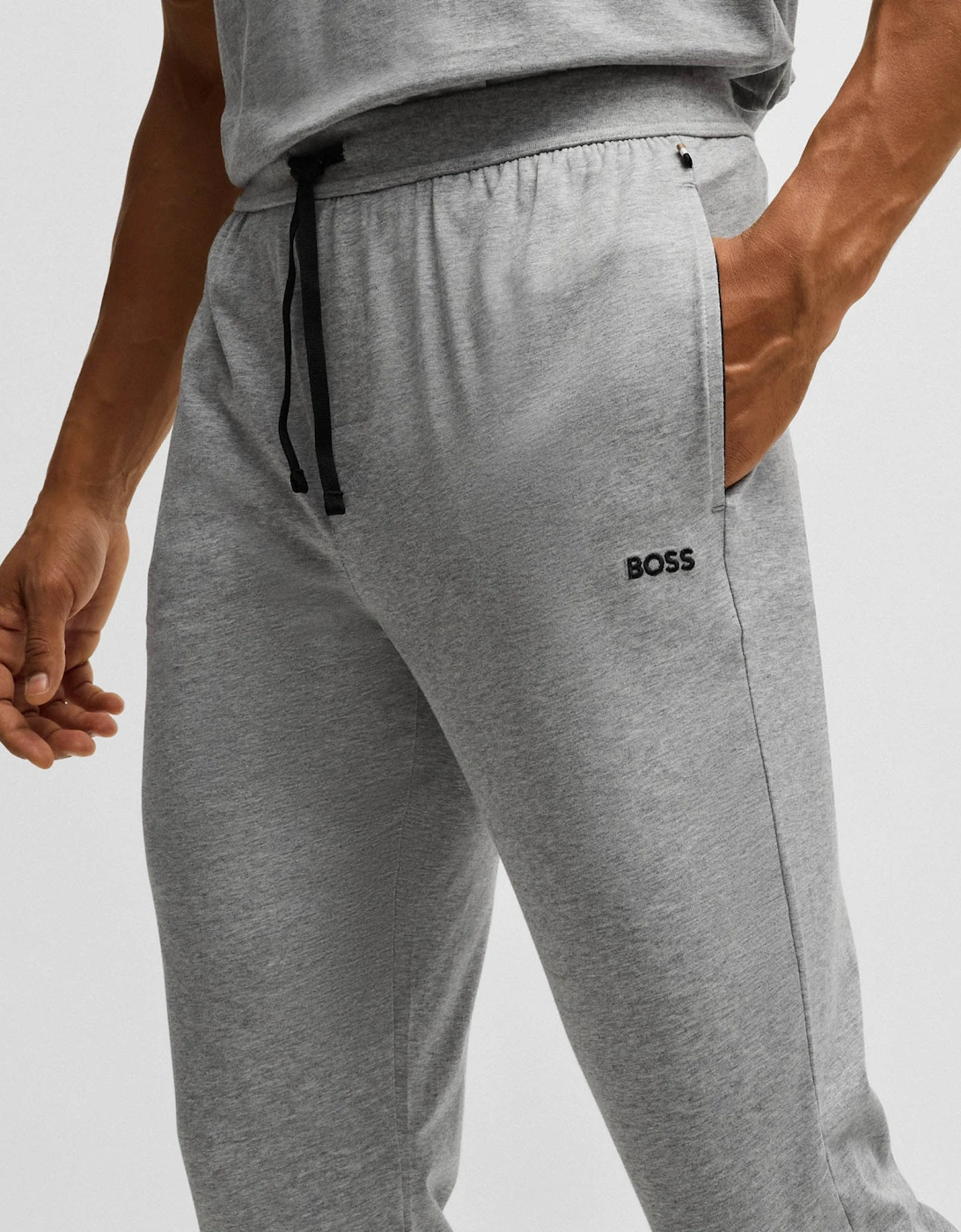BOSS Orange Mix&Match Mens Loungewear Pants  - Medium Grey 033