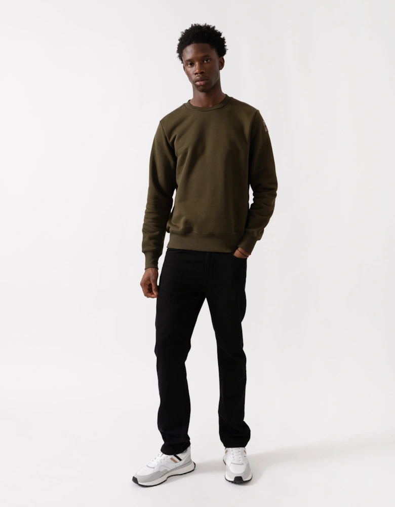 K2 Mens Crew Neck Sweatshirt - Deep Moss 117