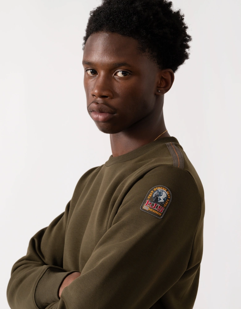 K2 Mens Crew Neck Sweatshirt - Deep Moss 117