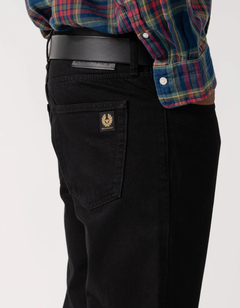 B69 Mens Raw Denim Jeans - Black