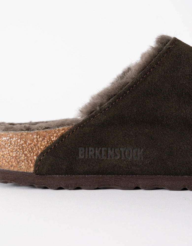 VL Shearling Womens Sandals - Mocha