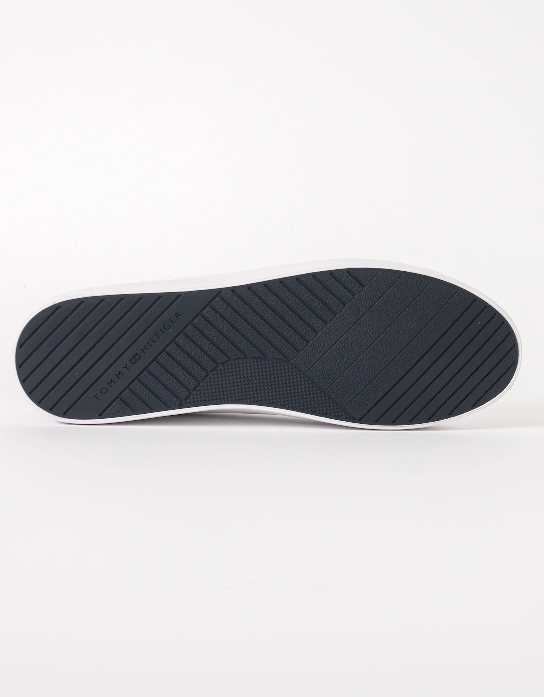 TH Core Low-Top Mens Vulcanised Leather Trainers - White