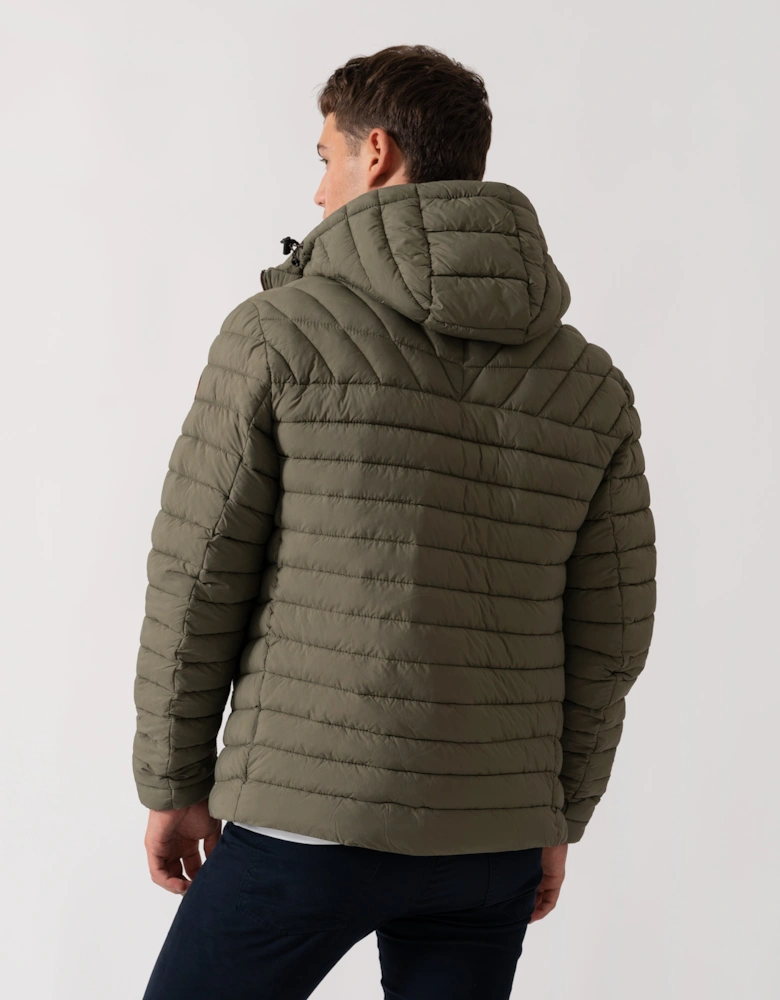 A-Lapaz Mens Hooded Puffer Jacket - Tea Leaf G0A