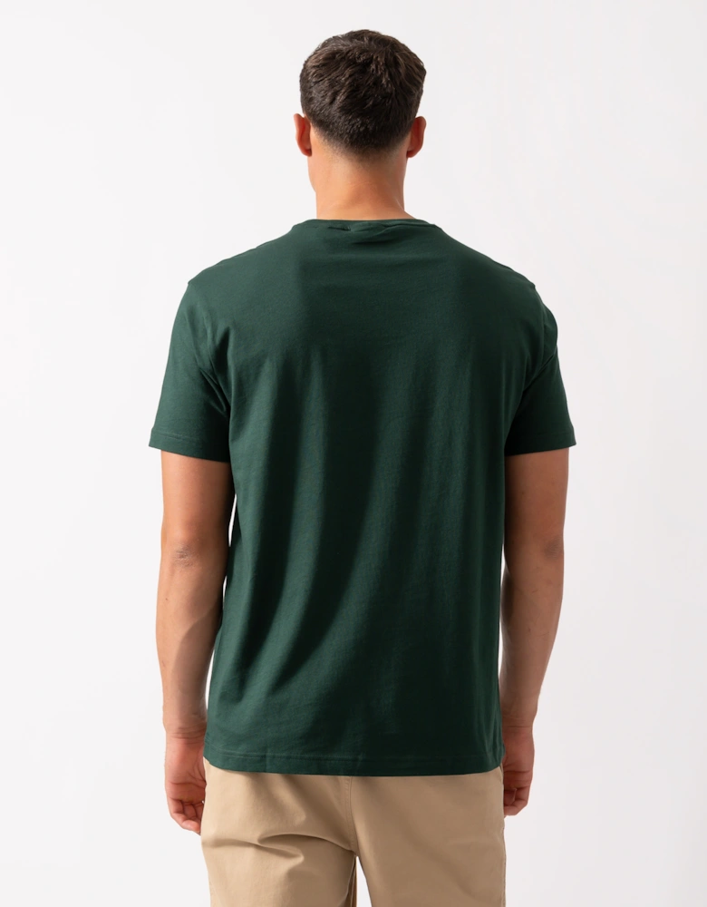 Mens Graphic Short Sleeve T-Shirt - 374 Tartan Green