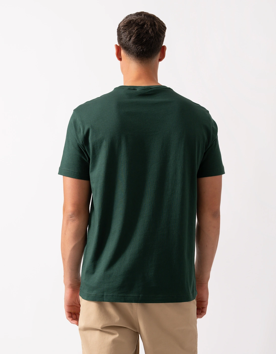 Mens Graphic Short Sleeve T-Shirt - 374 Tartan Green