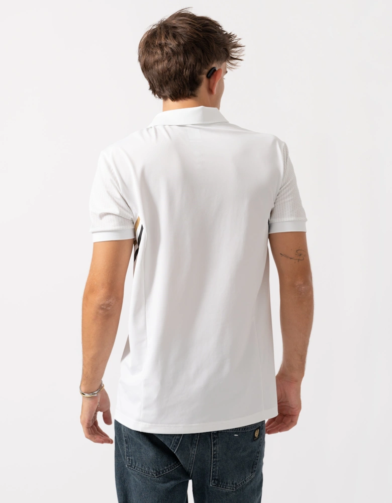 BOSS Green Paule TOC Mens Polo Shirt - White 100