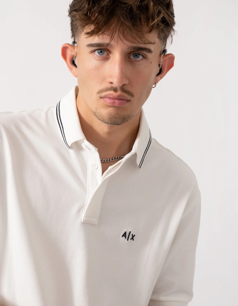 Mens Polo Shirt XM001287-AF17321 - Off White U0009