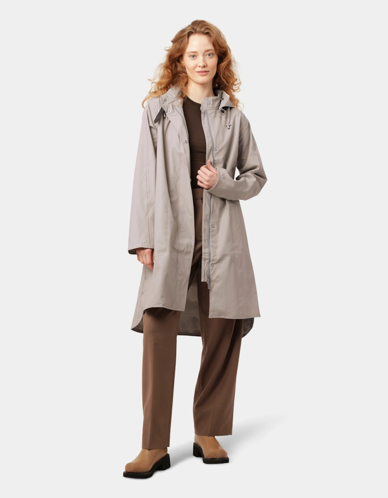 Rain Womens A-Line Rubberised Raincoat - Atmosphere 149