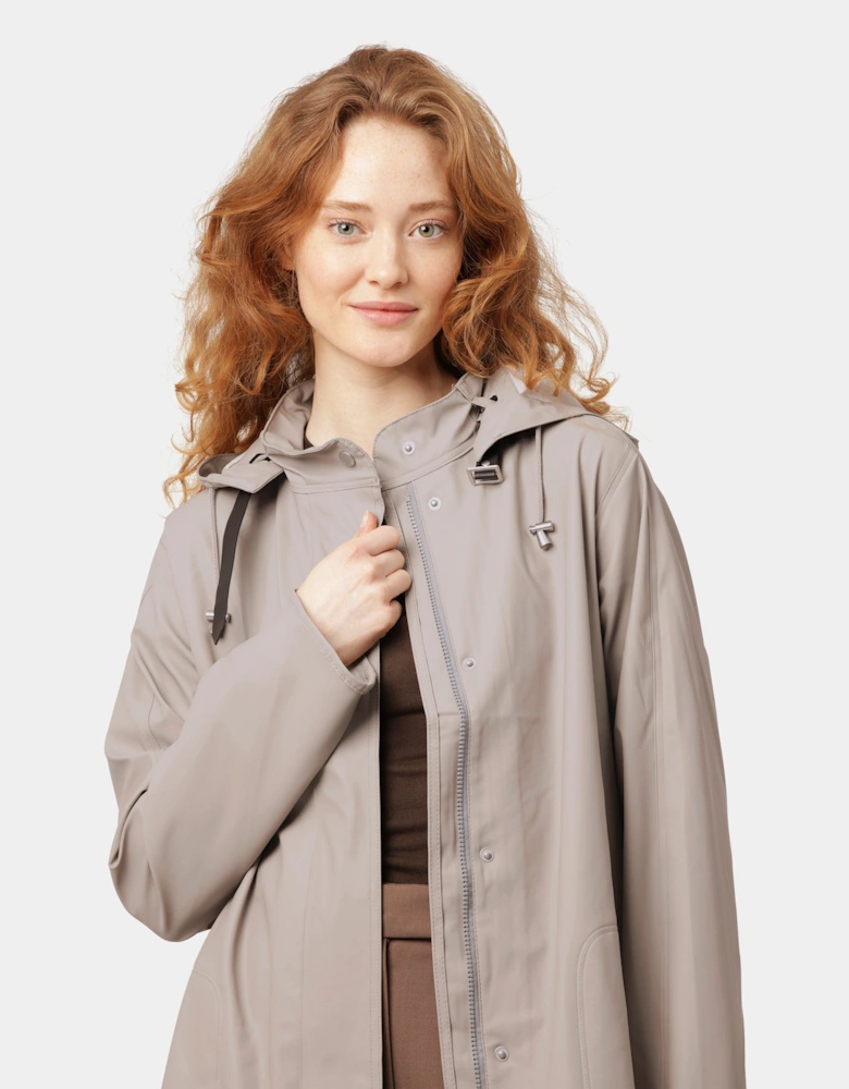 Rain Womens A-Line Rubberised Raincoat - Atmosphere 149