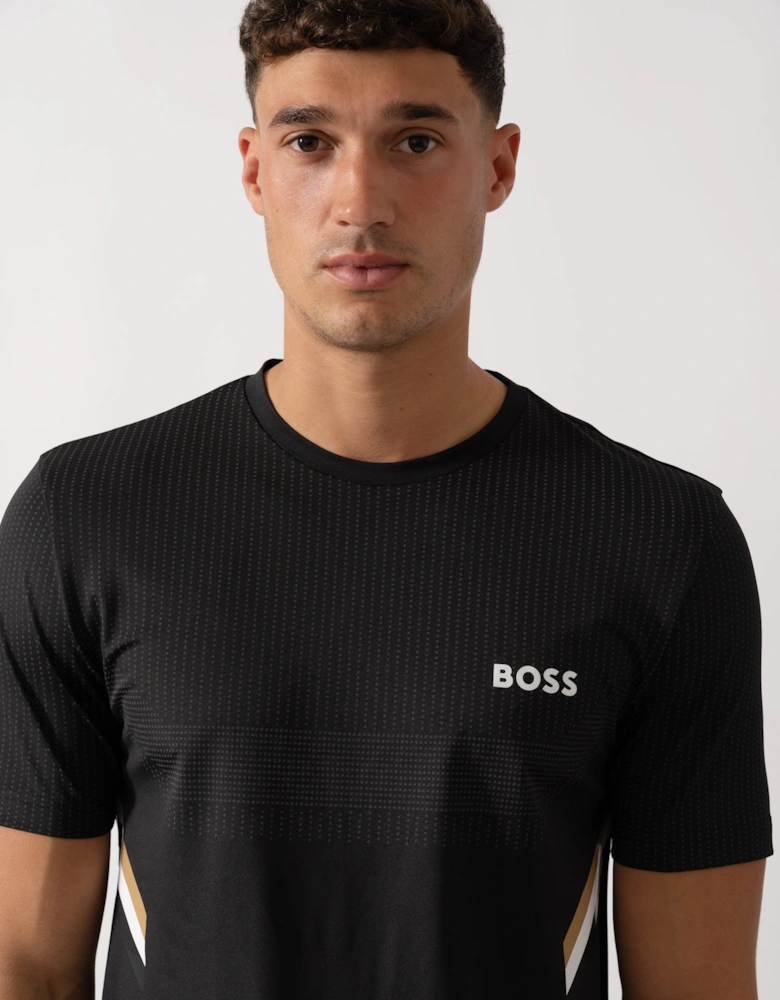 BOSS Green Tee Tech TOC Mens T-Shirt - Black 001