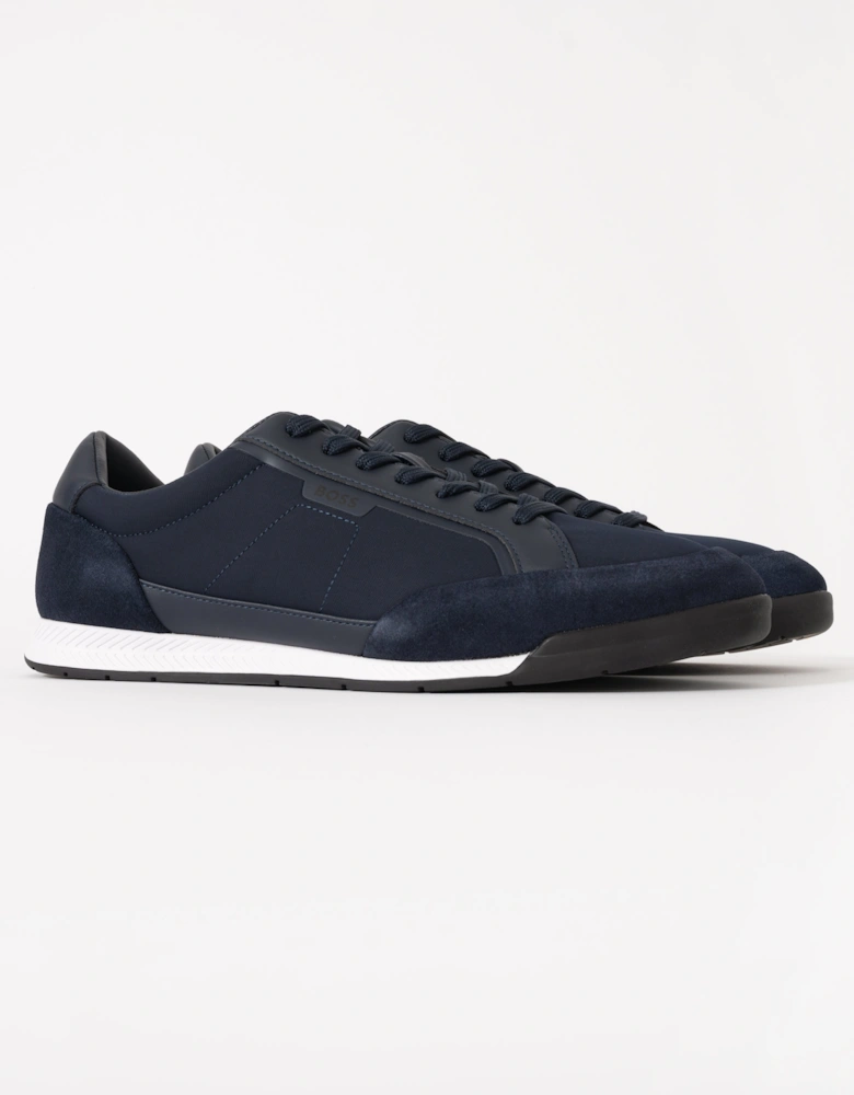 BOSS Orange Nitan Mens Trainers - Dark Blue 401